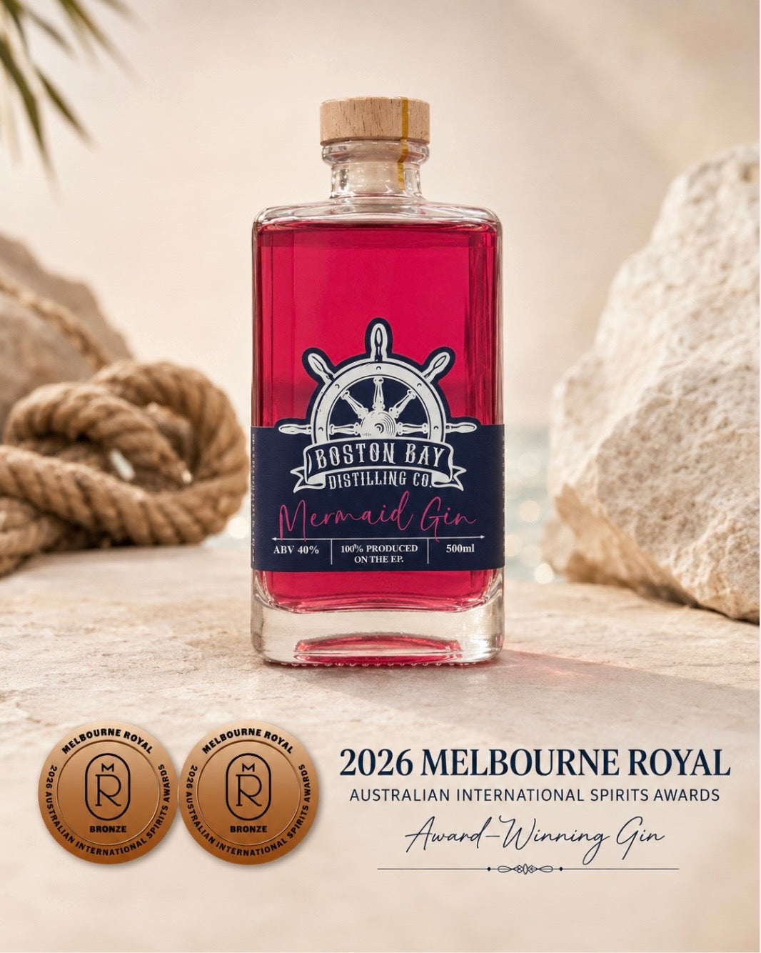 Mermaid Gin - Boston Bay Distilling Co.