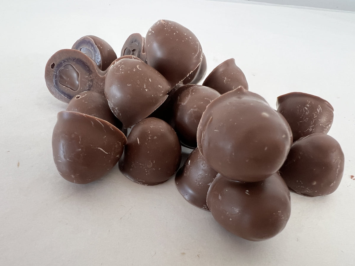 Choc Coated Raspberry lollies